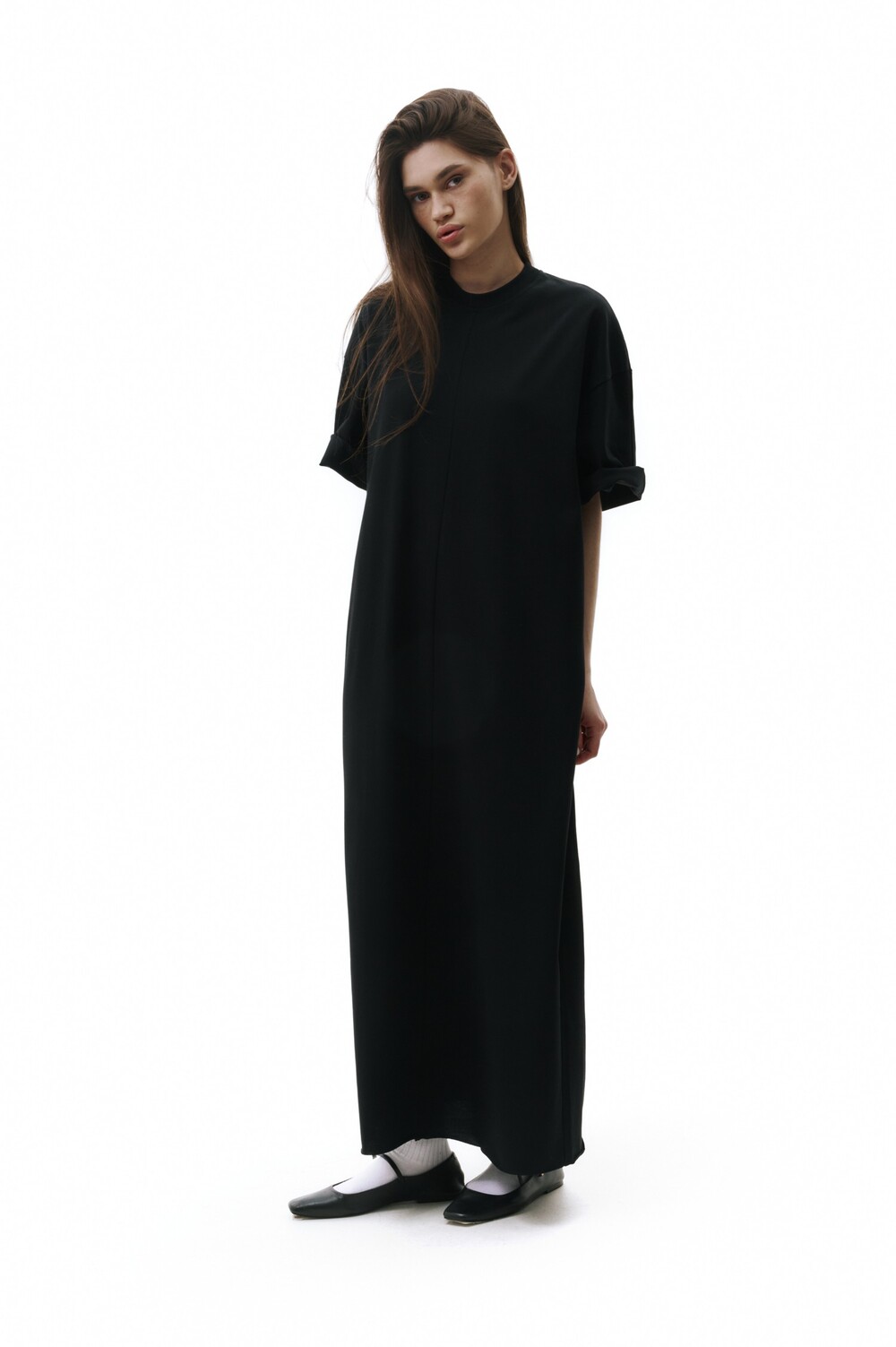T-shirt dress black